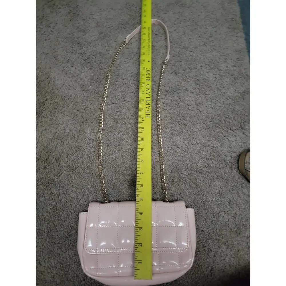 Forever 21 Pink Quilted Vinyl Type Purse